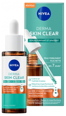 Ser Purifiant și Calmant Nivea Derma Skin Clear 30 ml