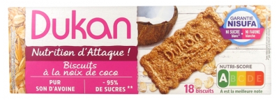 Biscuiți Dukan cu Nucă de Cocos 18 Biscuiți