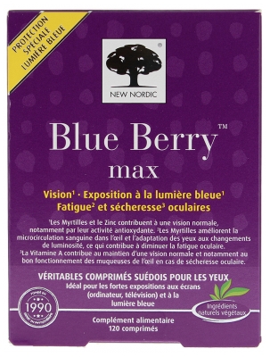 Nuevo Nordic Blue Berry Max 120 Comprimidos