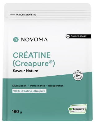 Novoma Créatine Creapure Saveur Nature 180 g