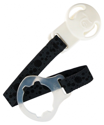 Suport de tetină Twistshake 0 luni + - Culoare: Negru