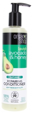 Organic Shop Acondicionador Reparador Natural de Aguacate y Miel 280 ml