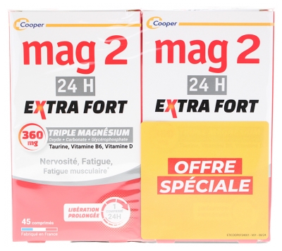 Mag 2 Extra Strength Opakowanie 2 x 45 Tabletek