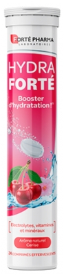 Forté Pharma Hydra Forté Hydration Booster 24 Effervescent Tablets - Taste: Cherry