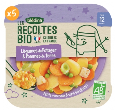 Blédina As Colheitas Biológicas Legumes da Horta & Batatas A Partir de 12 Meses Bio 230 g