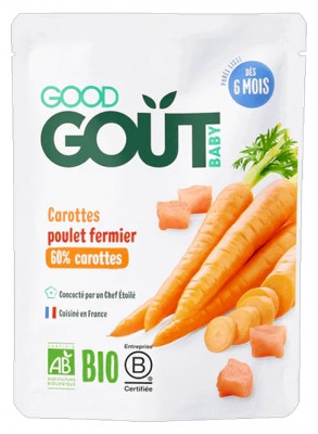 Good Goût Carrots Kurczak Zagrodowy od 6 Miesięcy Ekologiczny 190 g