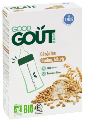 Good Goût Avoine Blé Riz dès 6 Mois Bio 200 g