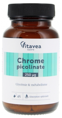 Vitavea Chrome Picolinate 250 µg 45 Gélules