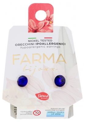 Farma Bijoux Orecchini Ipoallergenici Xirius Piatto 6,3 mm