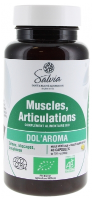 Salvia Nutrition Dol'Aroma Muscoli Articolazioni Biologico 40 Capsule