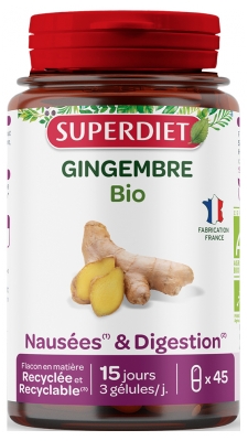 Superdiet Bio Gember 45 Capsules