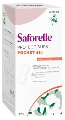 Salvaslips de 20 Bolsillos Saforelle