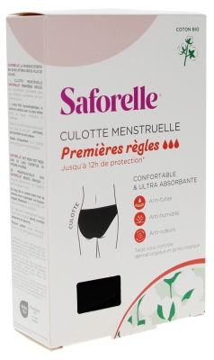 Saforelle Culotte Menstruelle Premières Règles 12-14 ans