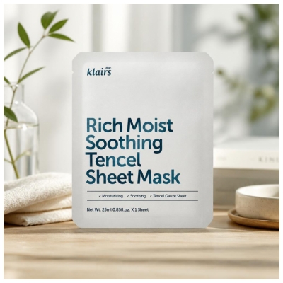 Klairs Maschera Lenitiva Ricca di Umidità al Tencel 25 ml