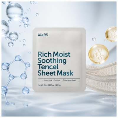 Klairs Rich Moist Soothing Tencel Sheet Mask 25 ml