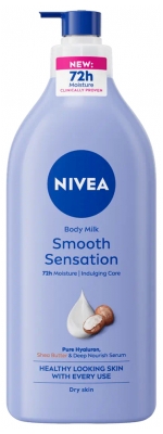 Nivea Hydratační tělové mléko Jemnost 72H pro suchou pokožku 625 ml