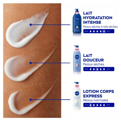 Nivea Lait Corps Hydratant Douceur 72H Peaux Sèches 250 ml