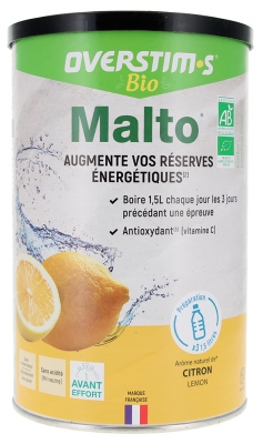 Overstims Malto Réserves Énergétiques Bio 450 g