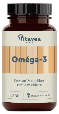 Omega 3 Equilibrio Cerebral y Cardiovascular 30 Cápsulas