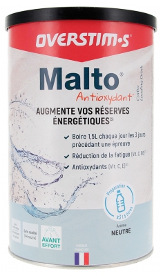 Overstims Malto Antioksidant 450 g - Aroma: Nevtralno