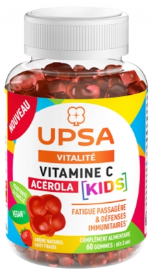 UPSA Vitalité Vitamiini C Acerola Kids 60 Gummies