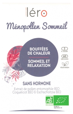 Léro Ménopollen Sommeil Bio 60 Gélules