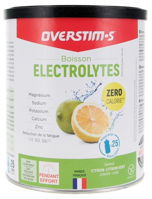 Overstims Bebida Electrolítica Limón - Lima 200 g