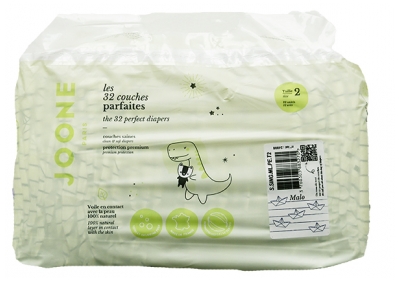 Joone De Perfekte Bleer Størrelse 2 (3-5 kg) 32 Stykker