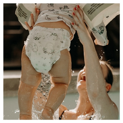 Joone Simblöjor Storlek M (8-15 kg) 12 Stycken