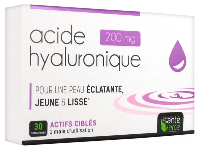 Santé Verte Hialuronskābe 200 mg 30 tabletes