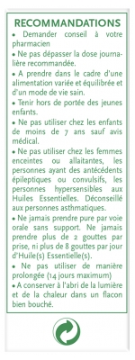 Phytosun Arôms Huile Essentielle Cyprès (Cupressus Sempervirens) Bio 10 ml