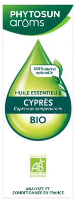 Phytosun Arôms Kiparisų (Cupressus Sempervirens) Eterinis Aliejus Bio 10 ml