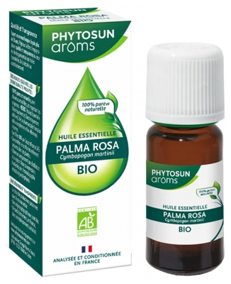 Phytosun Arôms Eterisk Olja Palmarosa (Cymbopogon martinii) Ekologisk 10 ml