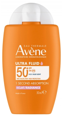 Avène Solaire Ultra Fluid Éclat SPF50+ 50 ml