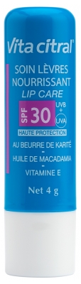 Vita Citral Närande Läppvård SPF30 4 g