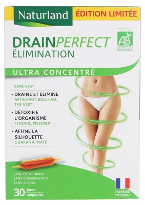 Naturland Drainperfect Élimination Bio 30 Ampoules