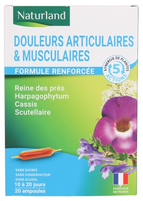 Naturland Douleurs Articulaires et Musculaires 20 Ampoules