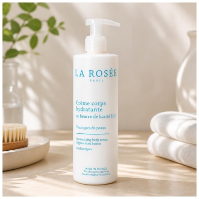 La Rosée Feuchtigkeitsspendende Körpercreme 400 ml