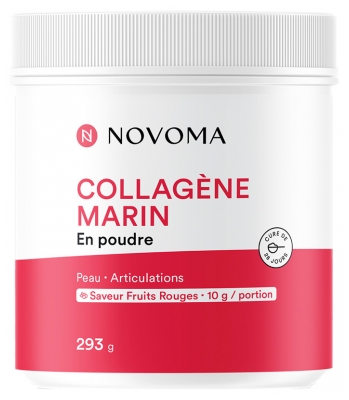 Novoma Collagène Marin en Poudre 290 g - Goût : Fruits Rouges