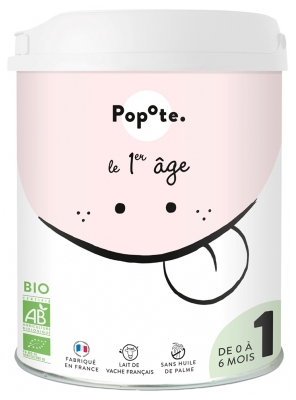 Popote Organic Stage 1 from 0 to 6 Months 800 g