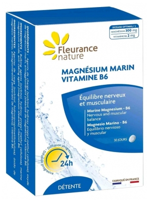 Fleurance Nature Magnésium Marin Vitamine B6 60 Comprimés