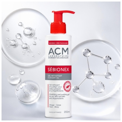 Laboratorij ACM Sébionex Čistilni gel 200 ml