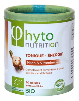 Flamant Vert Phyto Nutrition Tonique et Énergie Bio 80 Gélules