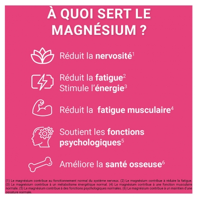 Mag 2 Gommes Nervosité Fatigue Framboise Lot de 2 x 45 Gummies