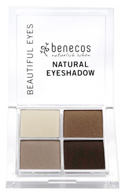 Sombra de Olhos 4 Cores 7,2 g Benecos - Tonalidade: Café & Creme 002