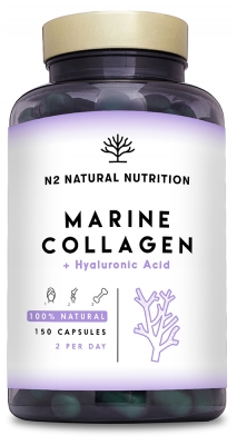 N2 Natural Nutrition Collagène Marin Acide Hyaluronique 150 Capsules