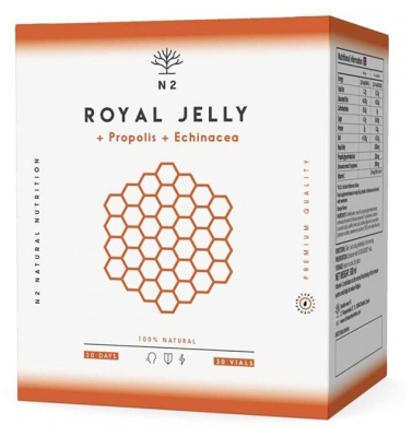 N2 Natural Nutrition Gelée Royale Propolis Échinacée 30 Flacons