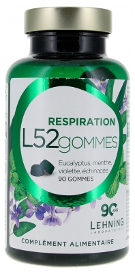 Laboratoires Lehning L52 Gommes Respiration 90 Gummies