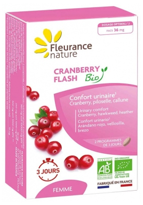 Fleurance Nature Flash Arándano Rojo Ecológico 14 Comprimidos