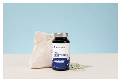 Novoma Sinkki-bisglysinaatti + B6-vitamiini 120 Kapselia